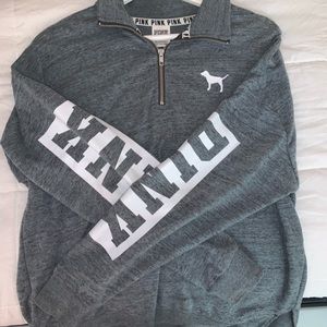 Pink Victoria’s Secret Pullover 1/4 zip